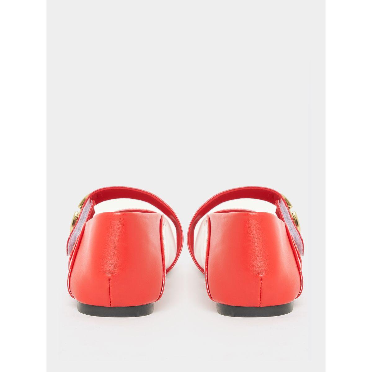 Styli Patent Ballerina Shoes with Buckle Strap-women-shoes-loafersandmoccasins-image-4