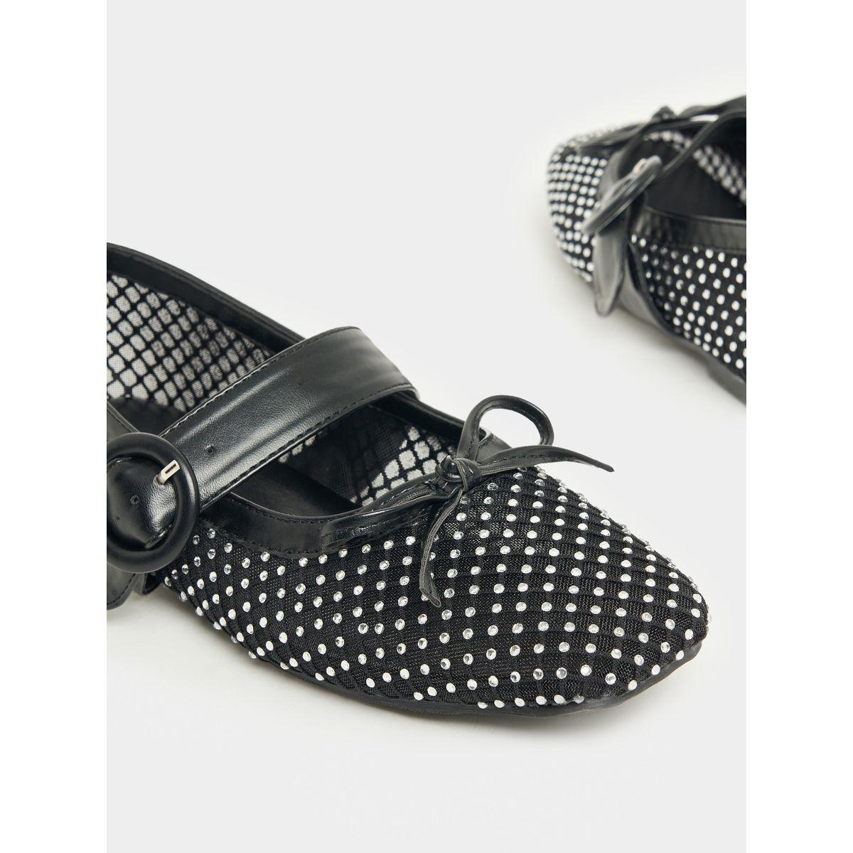 حذاء باليرينا مزين بربطة فيونكة-women-shoes-loafersandmoccasins-image-3