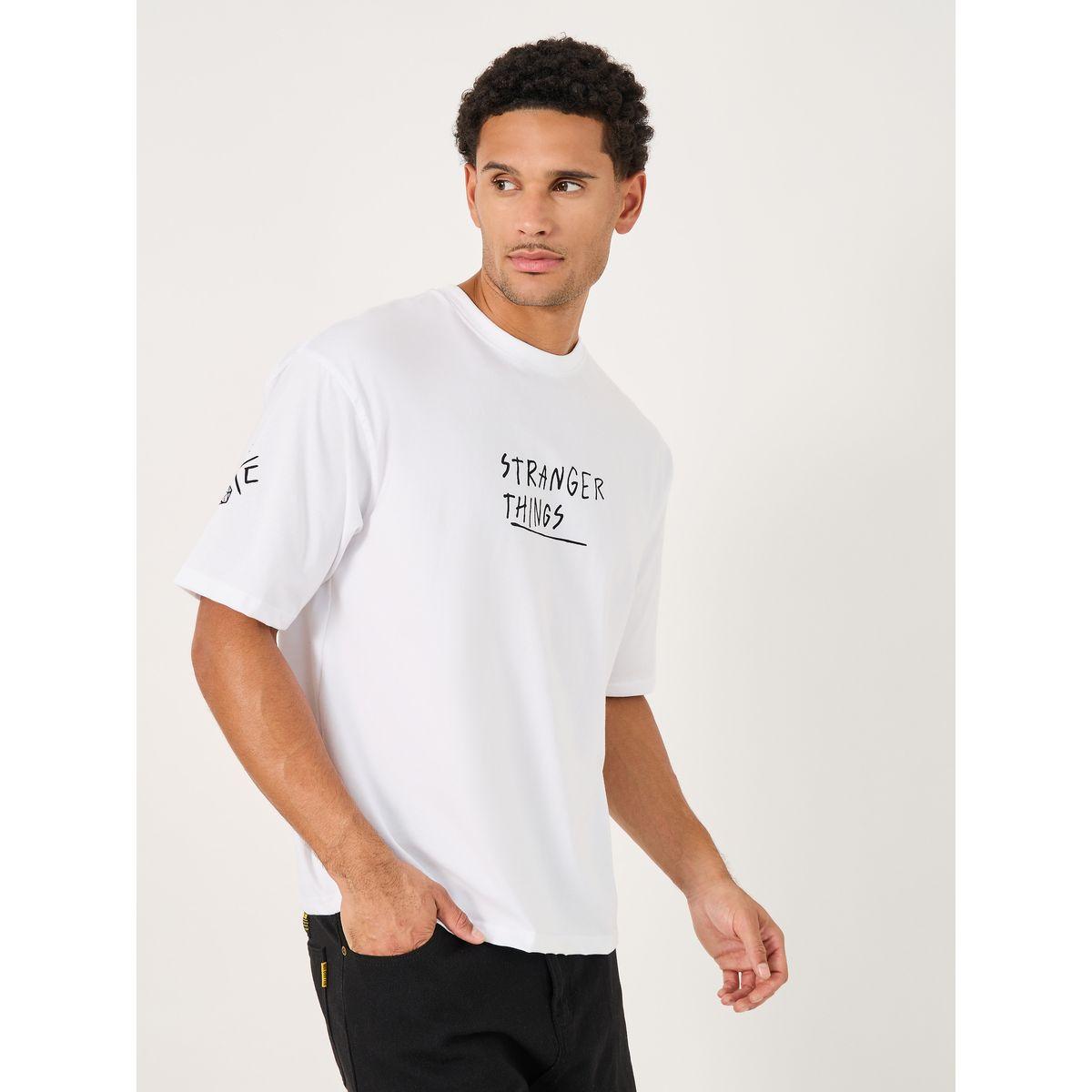 Styli Stranger Things Character Graphic Print Oversized T-Shirt-men-clothing-tshirtsandpolos-tshirts-image-2
