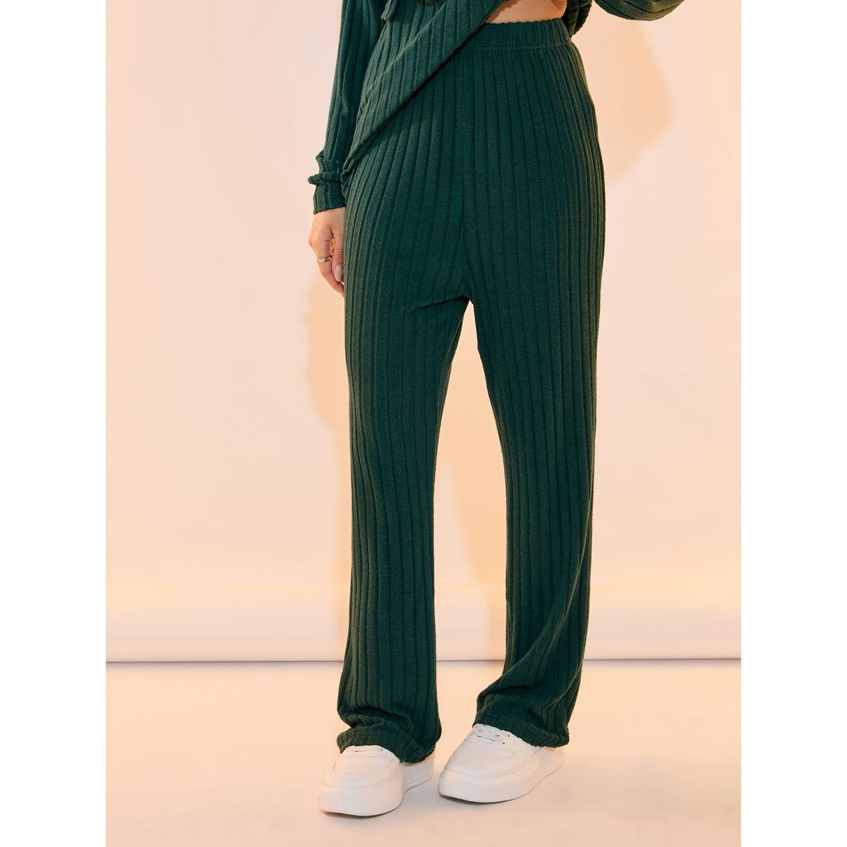 Take Two Solid Rid Knitted Turtle Neck Top and Pants Co-Ords Set-women-clothing-coordsets-image-5