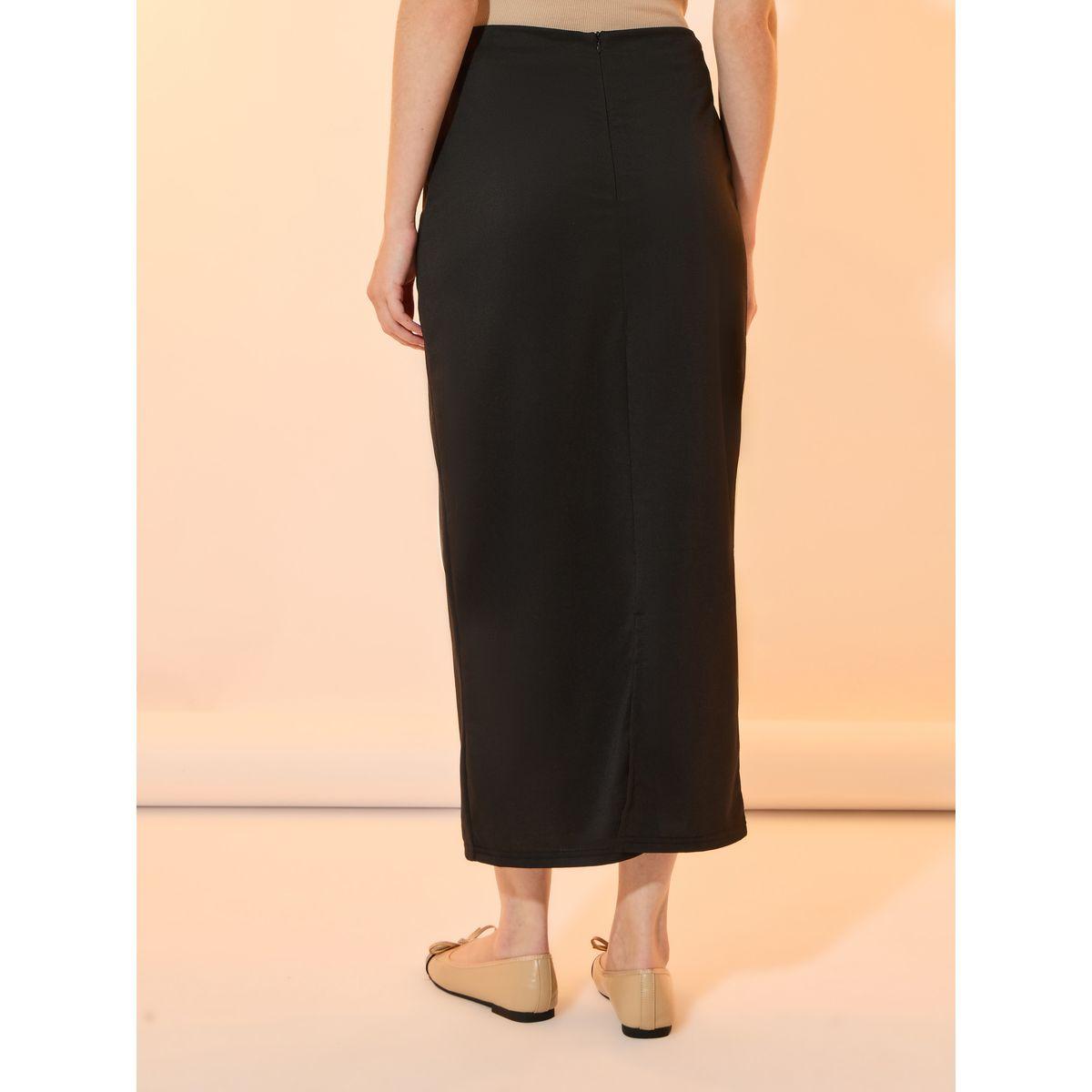 Take Two Solid Back Slit Midi Skirt with Drawstring-women-clothing-bottoms-skirts-image-6