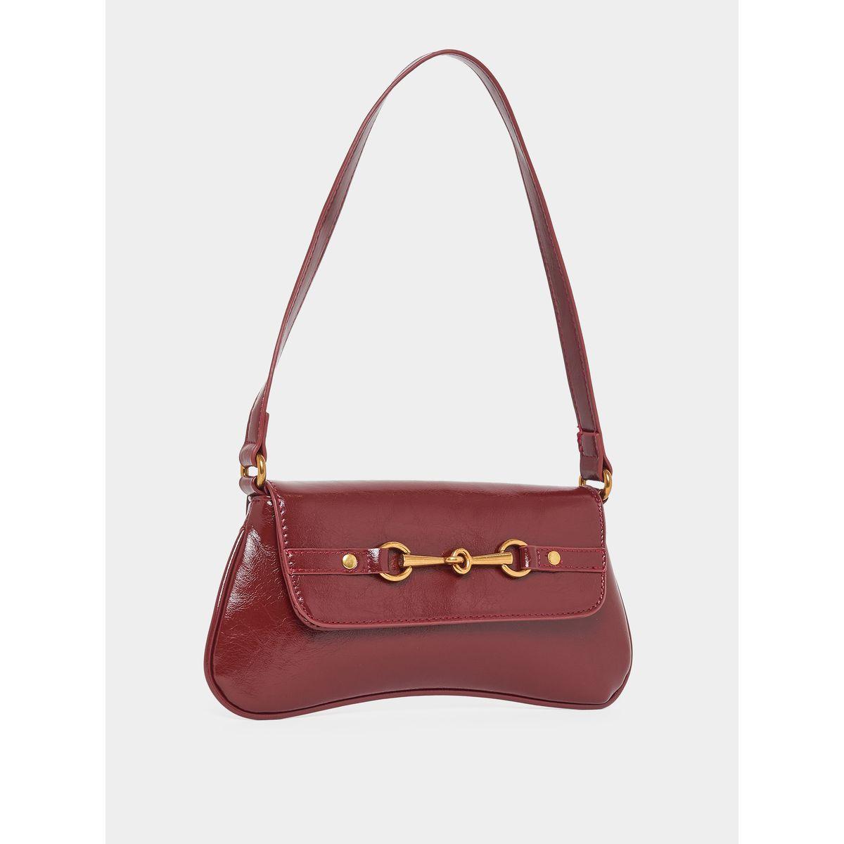 Styli Metal Flap Accent Shoulder Bag-women-bagsandwallets-handbags-image-1
