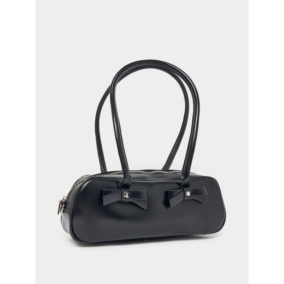 شنطة كتف مزينة بأربطة ريبون وحمالتا يد-women-bagsandwallets-handbags-image-1
