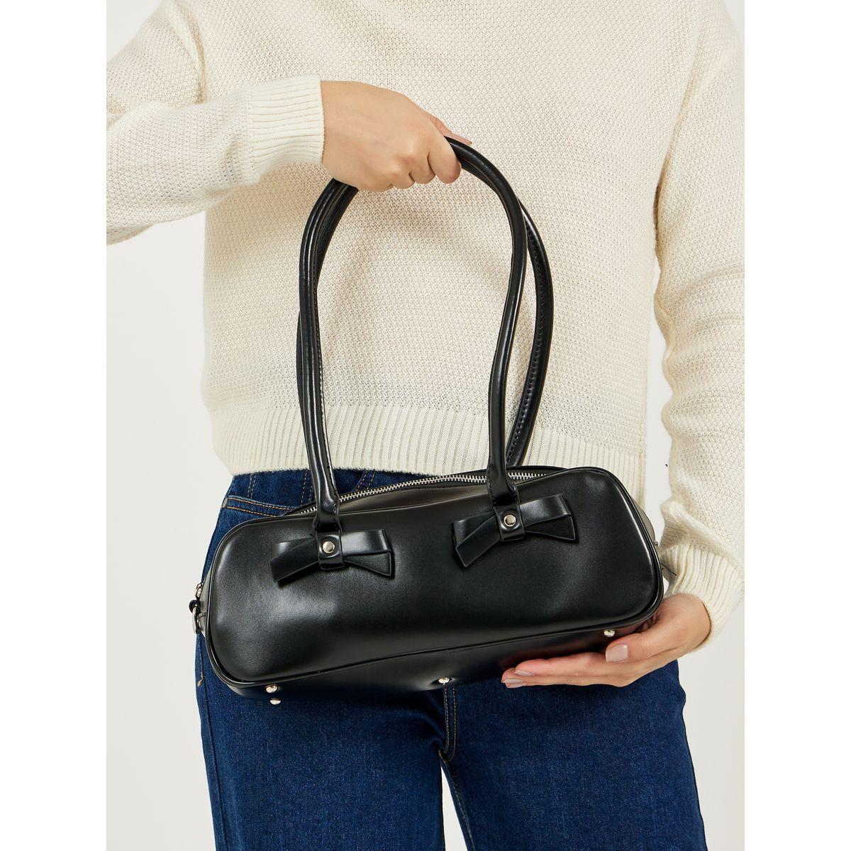 Styli Ribbon Design Shoulder Bag with Dual Handle-women-bagsandwallets-handbags-image-3