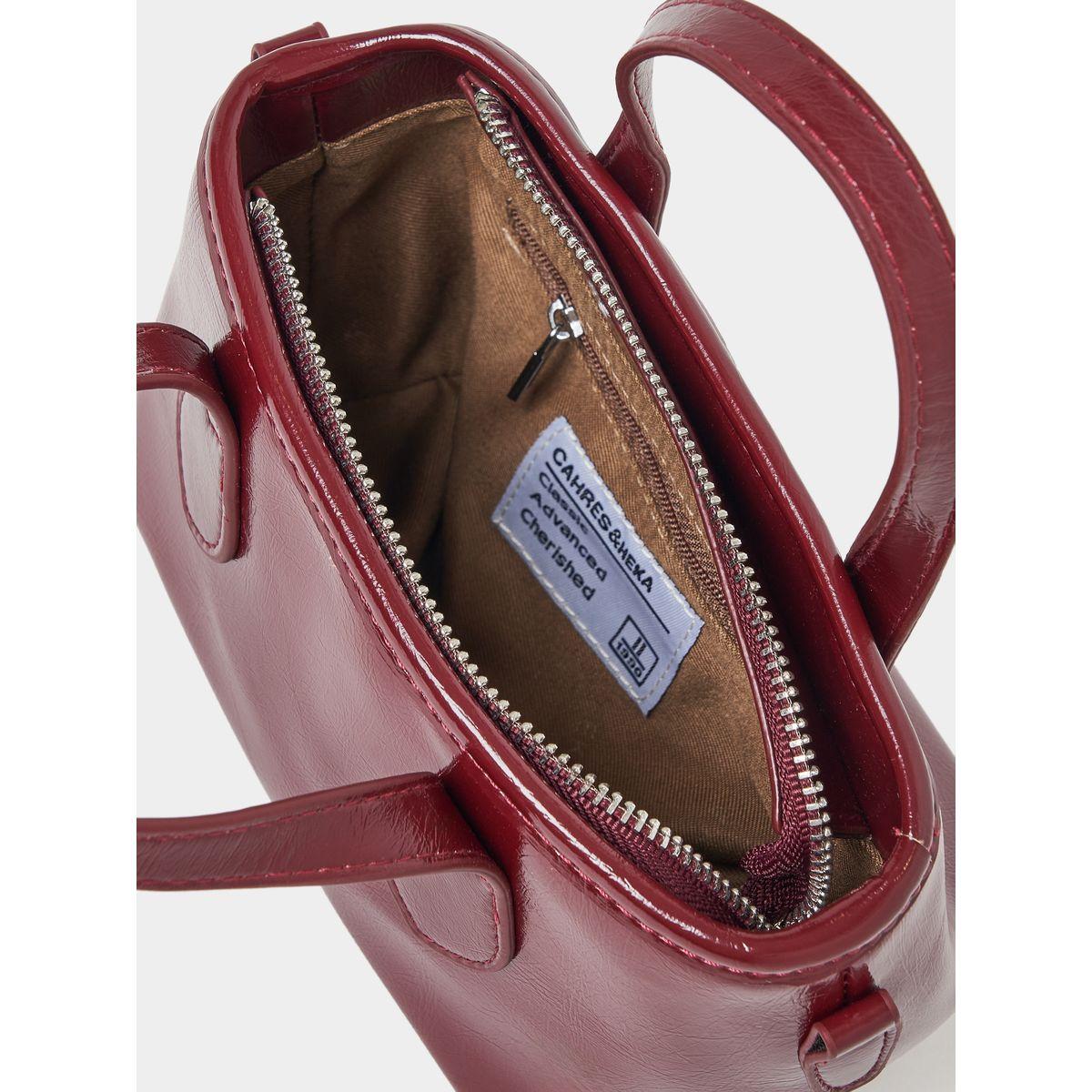 Styli Patent Handbag with Double Handle-women-bagsandwallets-handbags-image-4