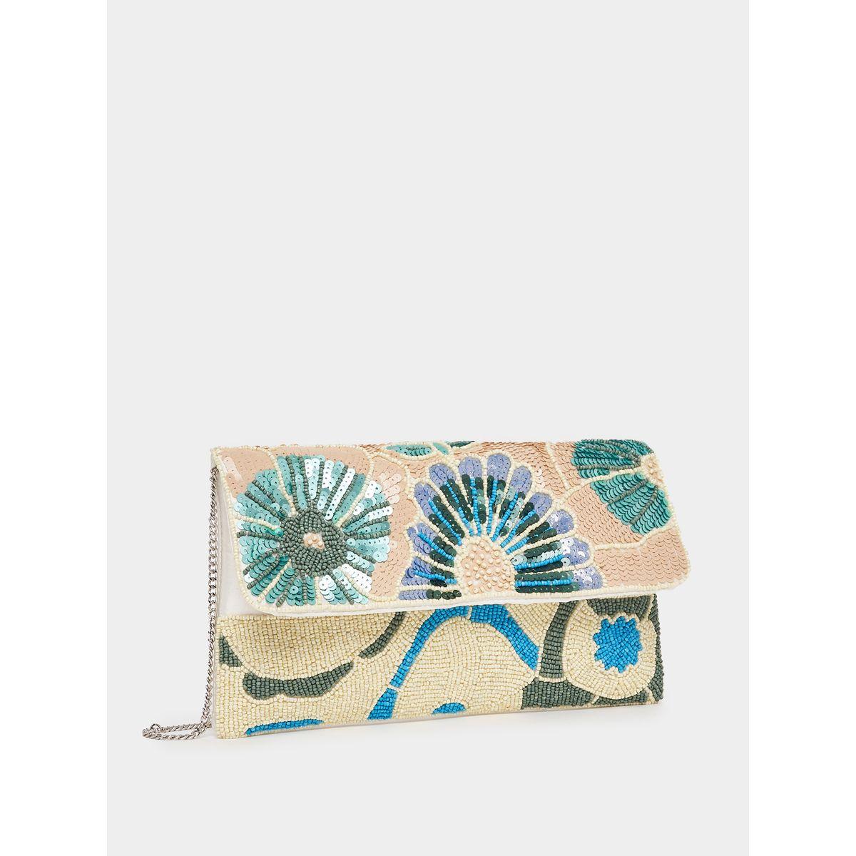 Floral Embellished Flap Over Clutch-women-bagsandwallets-handbags-image-1