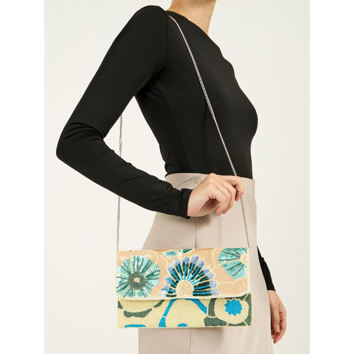 Floral Embellished Flap Over Clutch-women-bagsandwallets-handbags-image-3