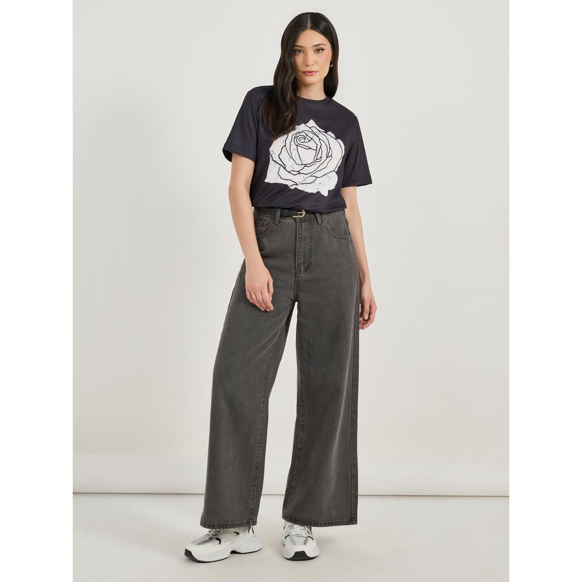 Styli Graphic Print Short Sleeve Regular Fit T-Shirtâ€‹-women-clothing-tshirts-image-2