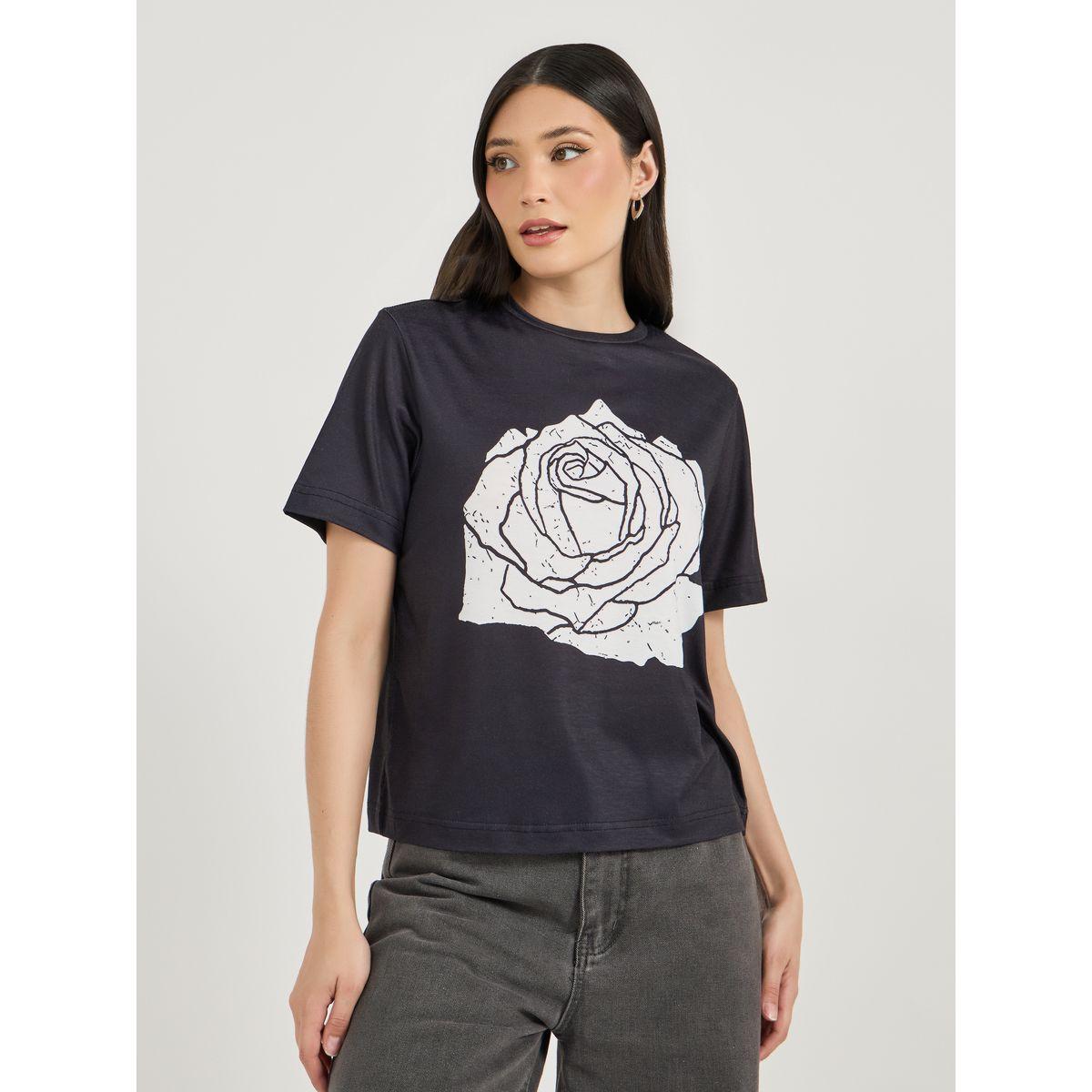 Styli Graphic Print Short Sleeve Regular Fit T-Shirtâ€‹-women-clothing-tshirts-image-3