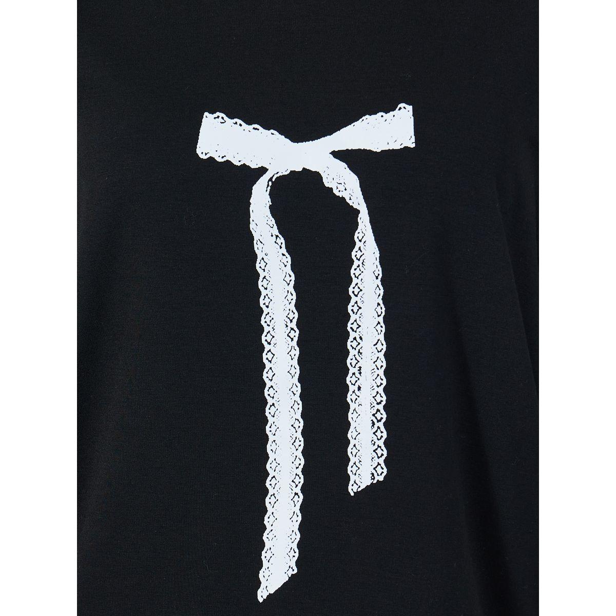 Styli Graphic Print Dropped Shoulder Oversized T-shirtâ€‹-women-clothing-tshirts-image-3