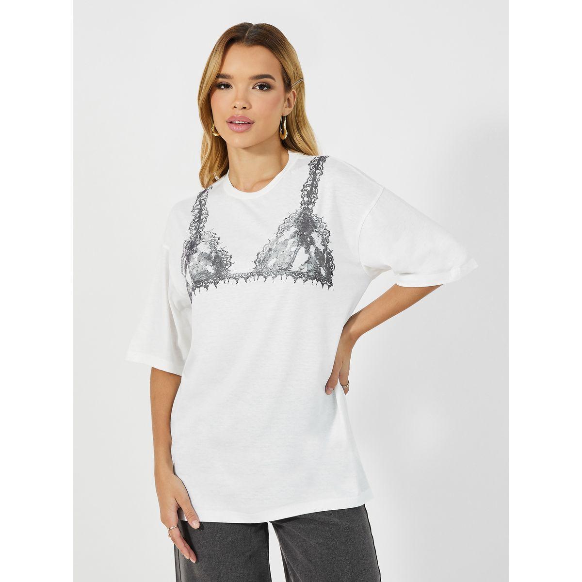 Styli Graphic Lingerie Print Round Neck Oversized T-shirt-women-clothing-tshirts-image-1
