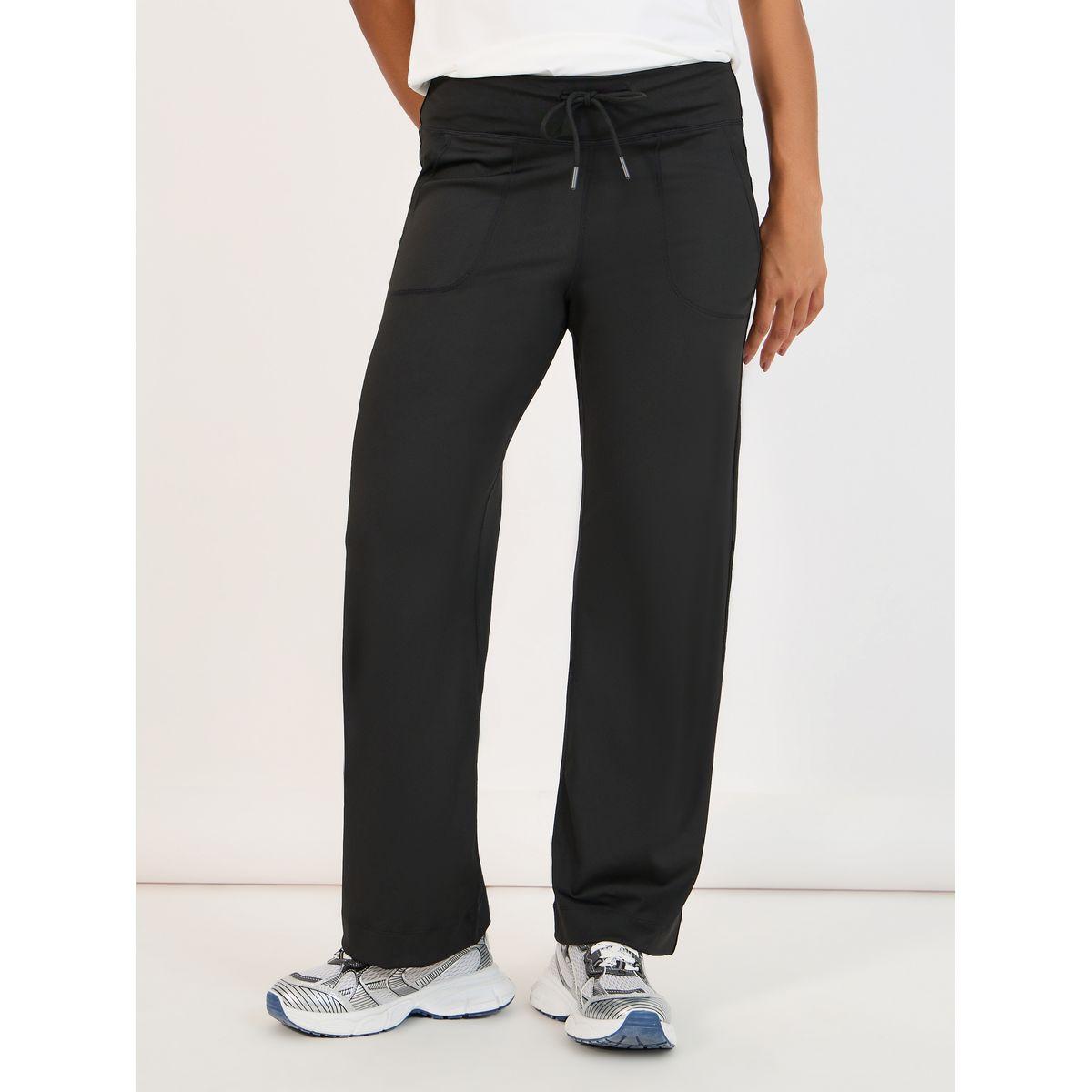 بنطال رياضي بقصة مستقيمة ورباط خصر-women-clothing-sportswearandactivewear-bottoms-image-2