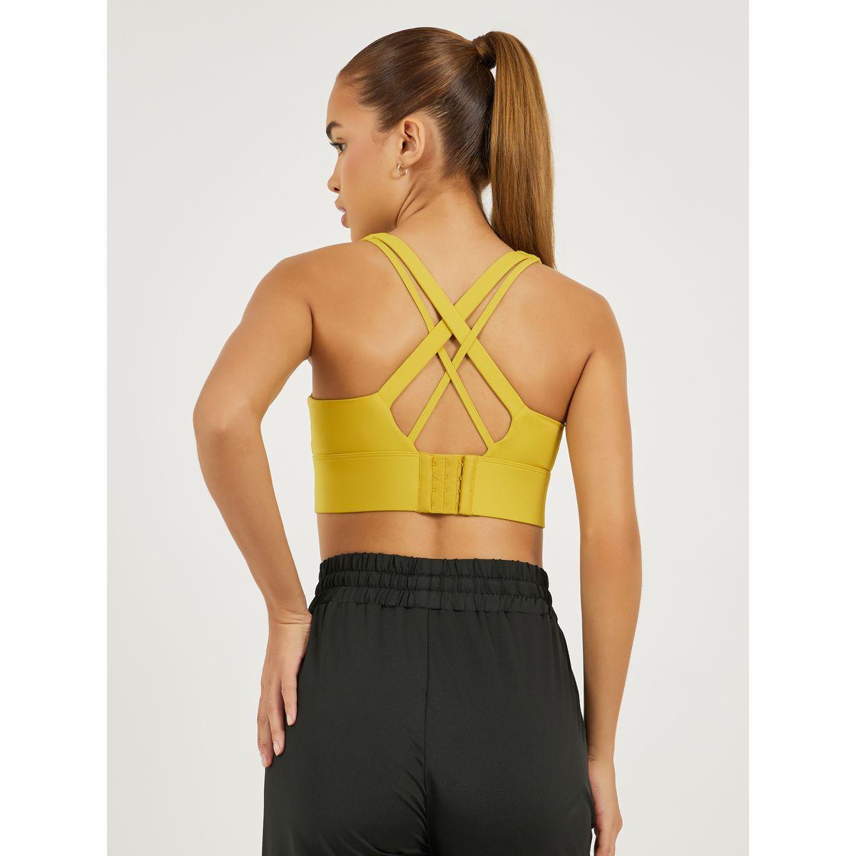 Multi Back Straps Hook & Eye Firm Support Sports Bra-sports-women-clothing-sportsbras-image-1