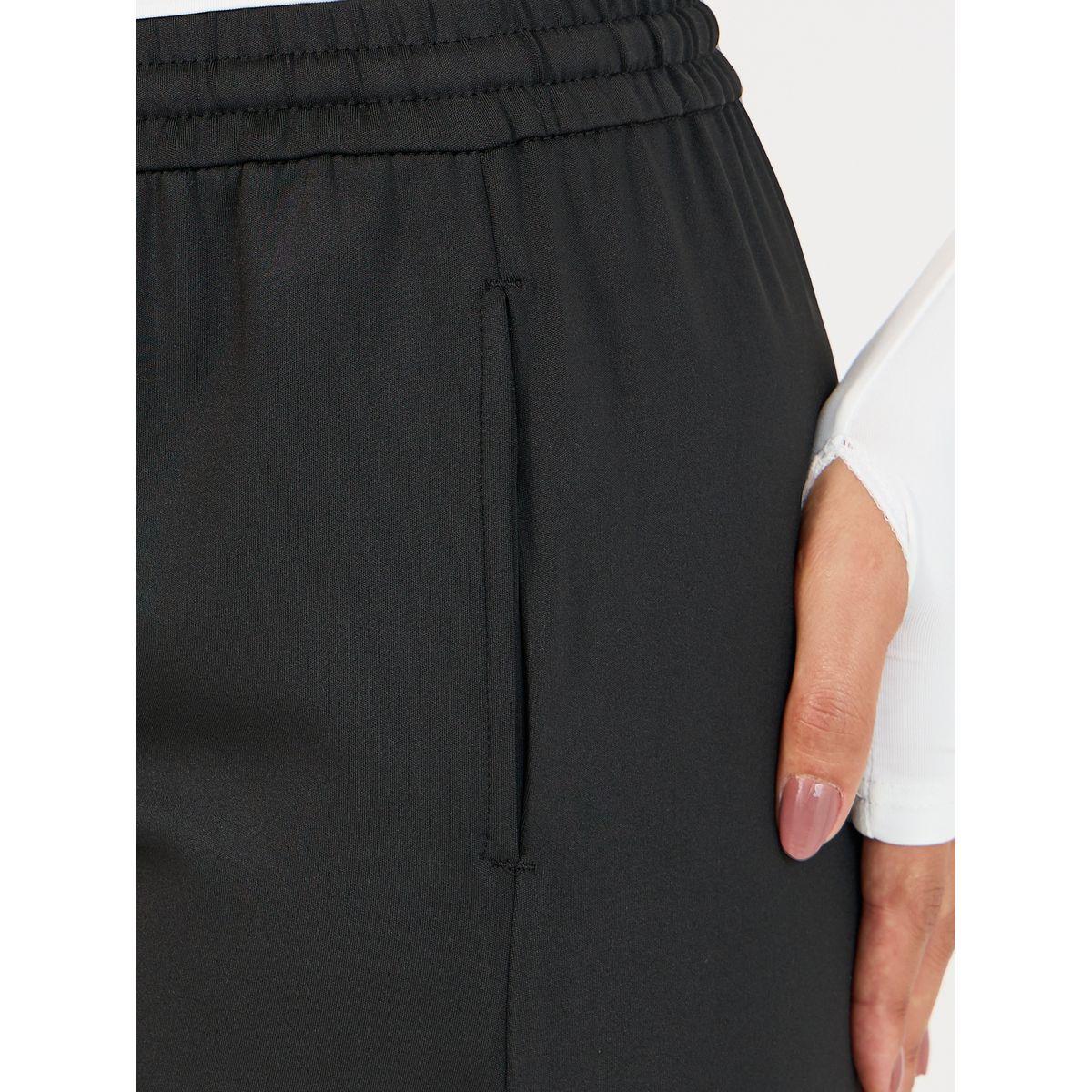 بنطال بأرجل مستقيمة وخصر مطاطي مع رباط-women-clothing-sportswearandactivewear-bottoms-image-3