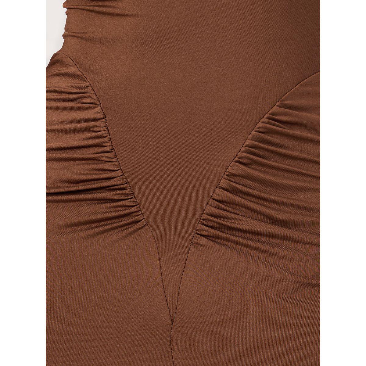 Styli Gathered Detail Bodycon Knit Maxi Dress-women-clothing-dresses-image-3