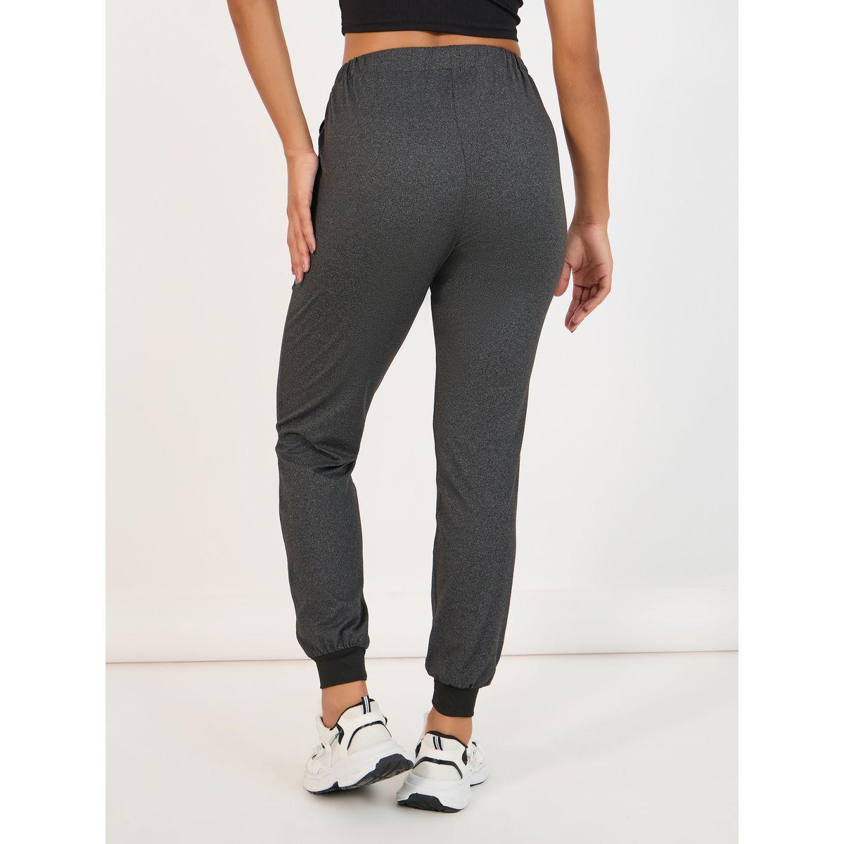 Styli Melange Contrast Pocket Trim & Cuff Joggers-women-clothing-sportswearandactivewear-bottoms-image-4