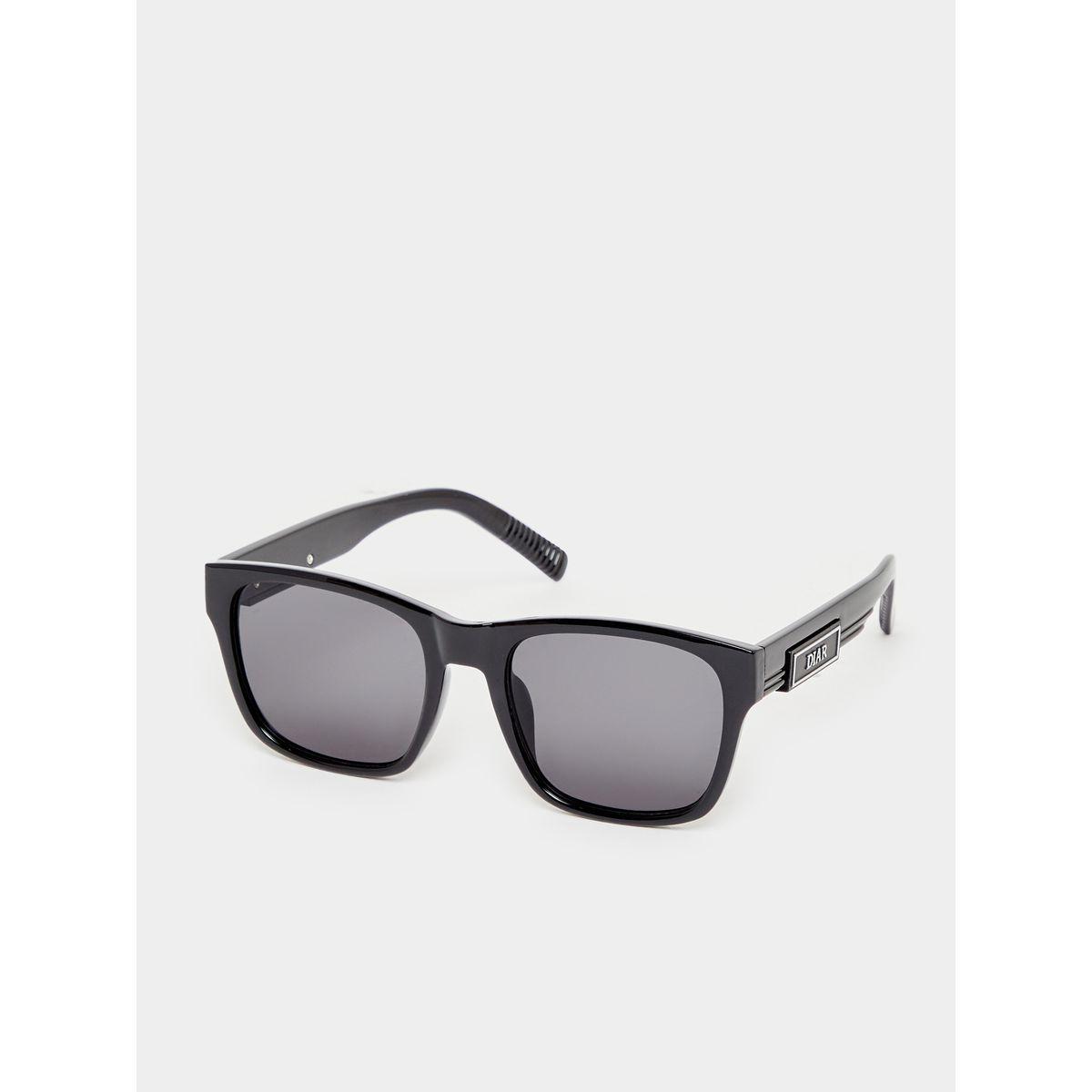 Styli Solid Square Embossed Printed detail Sunglasses-men-sunglasses-image-1