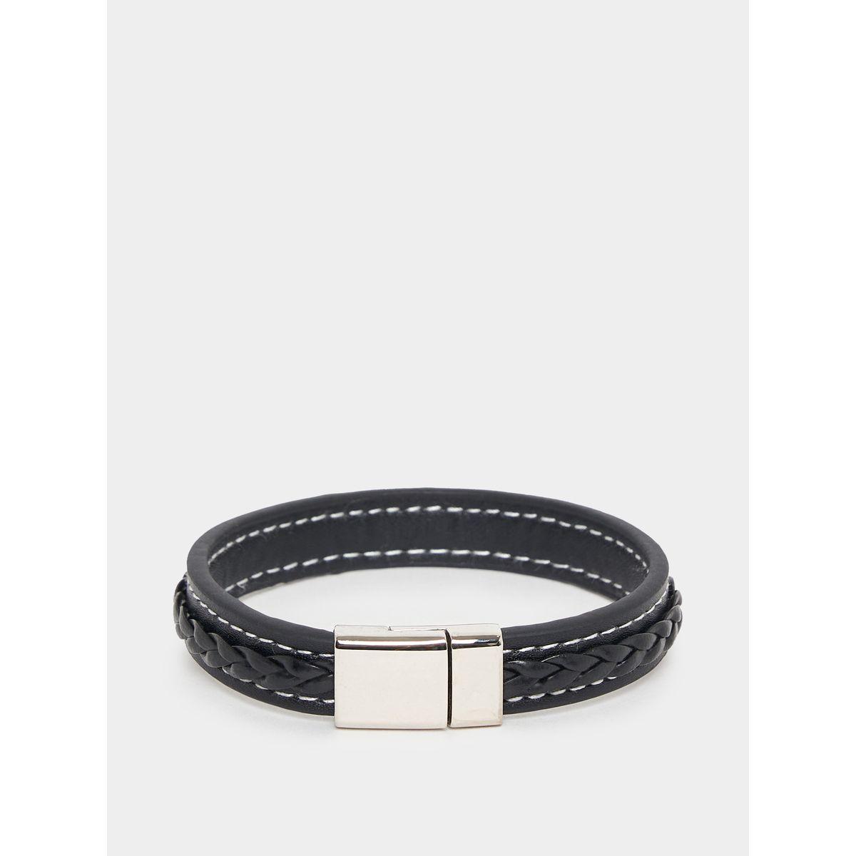 Styli Braided Wrap Around Bracelet with Clasp-men-watchesandjewellery-bracelets-image-1