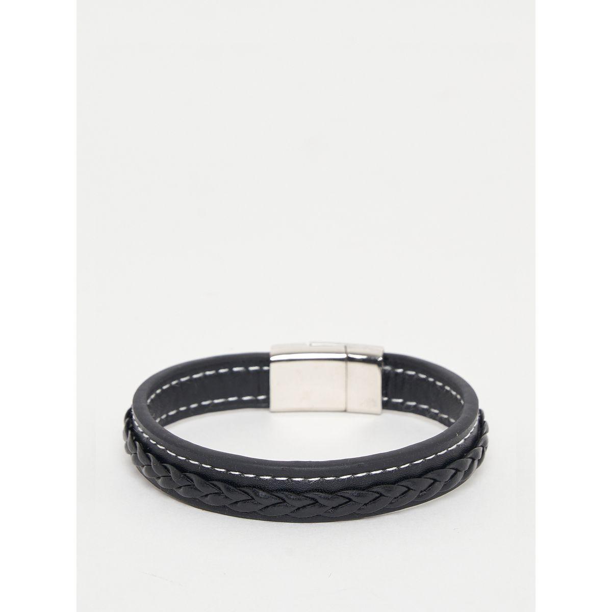 Styli Braided Wrap Around Bracelet with Clasp-men-watchesandjewellery-bracelets-image-3