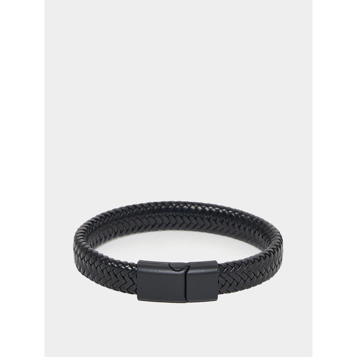 Styli Textured Bracelet with Clasp-men-watchesandjewellery-bracelets-image-1