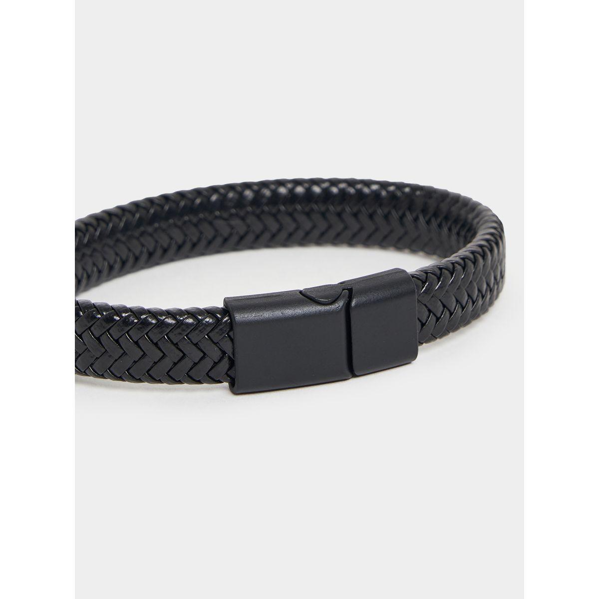 Styli Textured Bracelet with Clasp-men-watchesandjewellery-bracelets-image-2