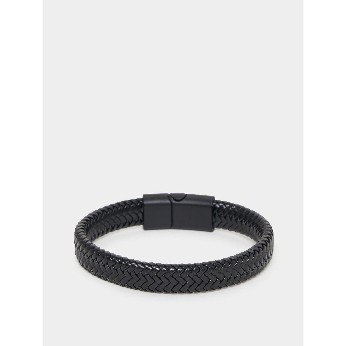 Styli Textured Bracelet with Clasp-men-watchesandjewellery-bracelets-image-3