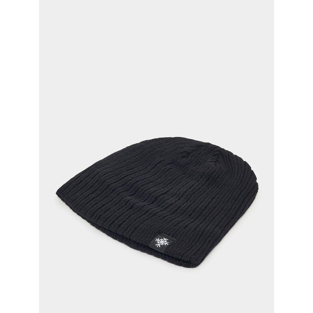 Styli Solid Knit Beanie-men-caps-image-3