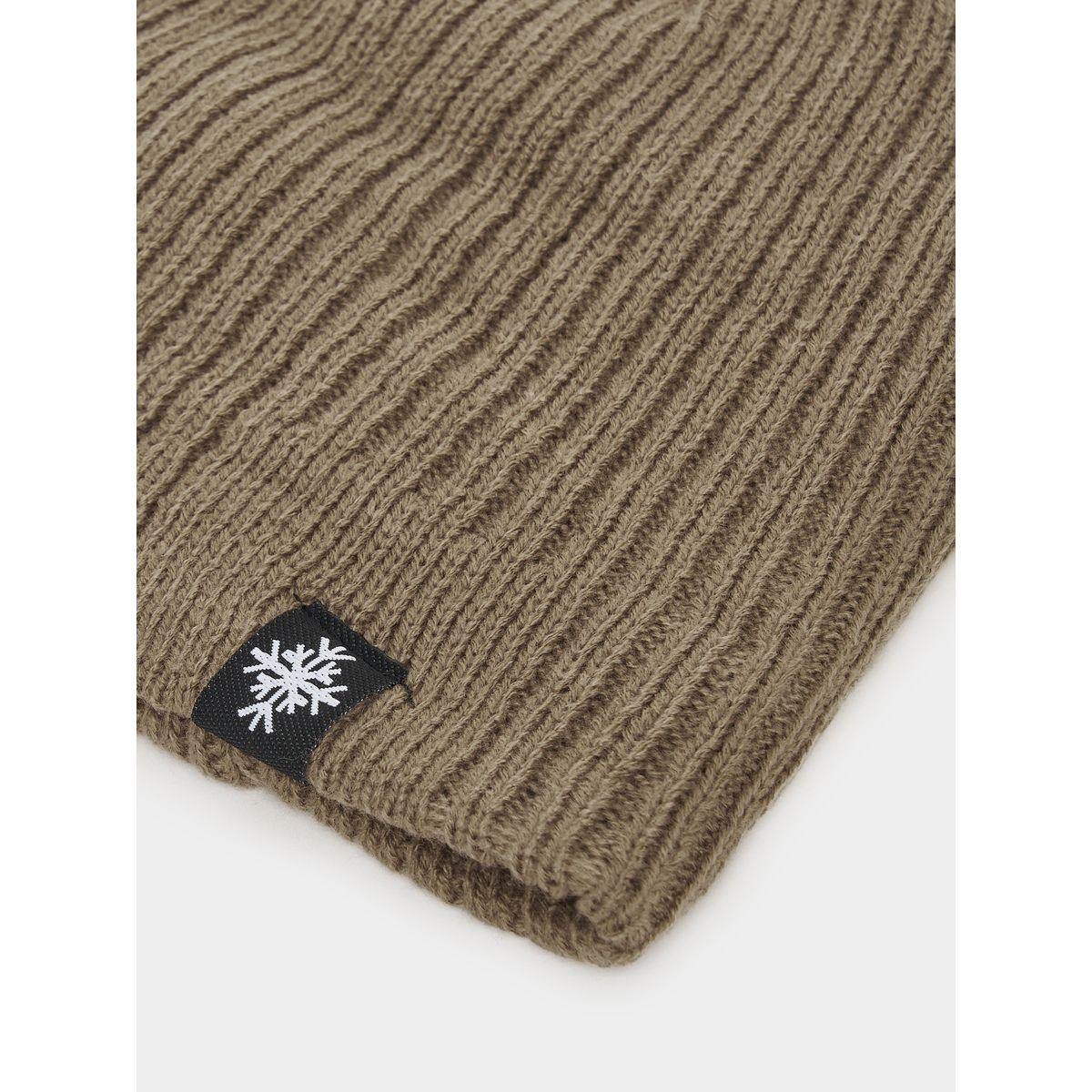 Styli Solid Knit Beanie-men-caps-image-2
