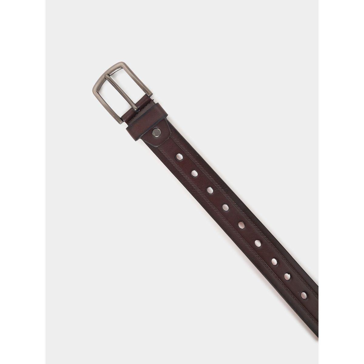 Styli Textured Belt with Pin Buckle Closure-men-beltsandwallets-belts-image-4