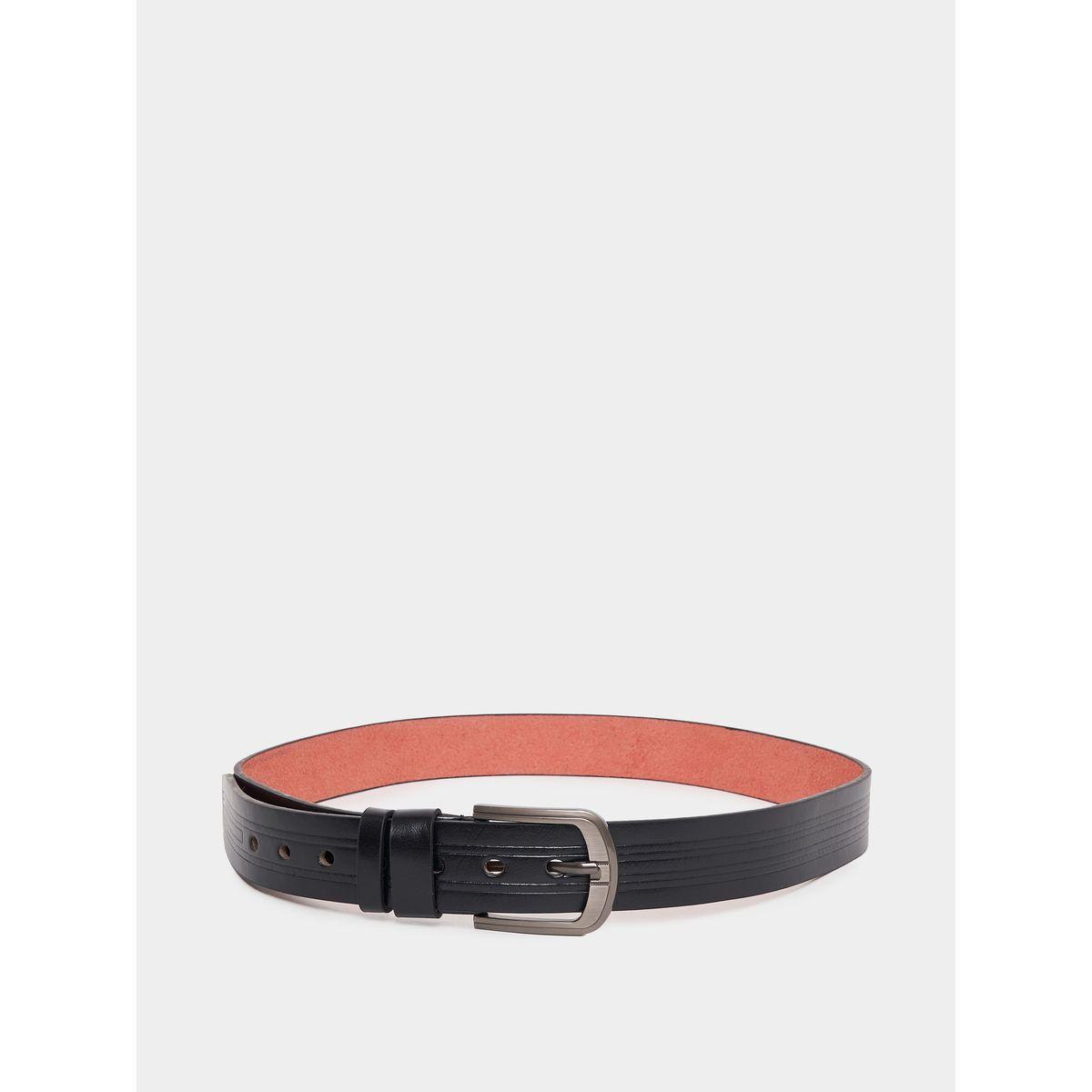 Styli Textured Belt with Pin Buckle Closure-men-beltsandwallets-belts-image-2