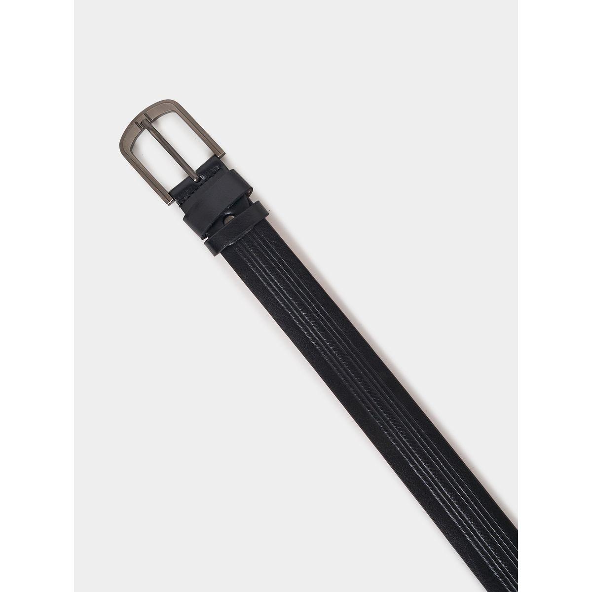 Styli Textured Belt with Pin Buckle Closure-men-beltsandwallets-belts-image-4