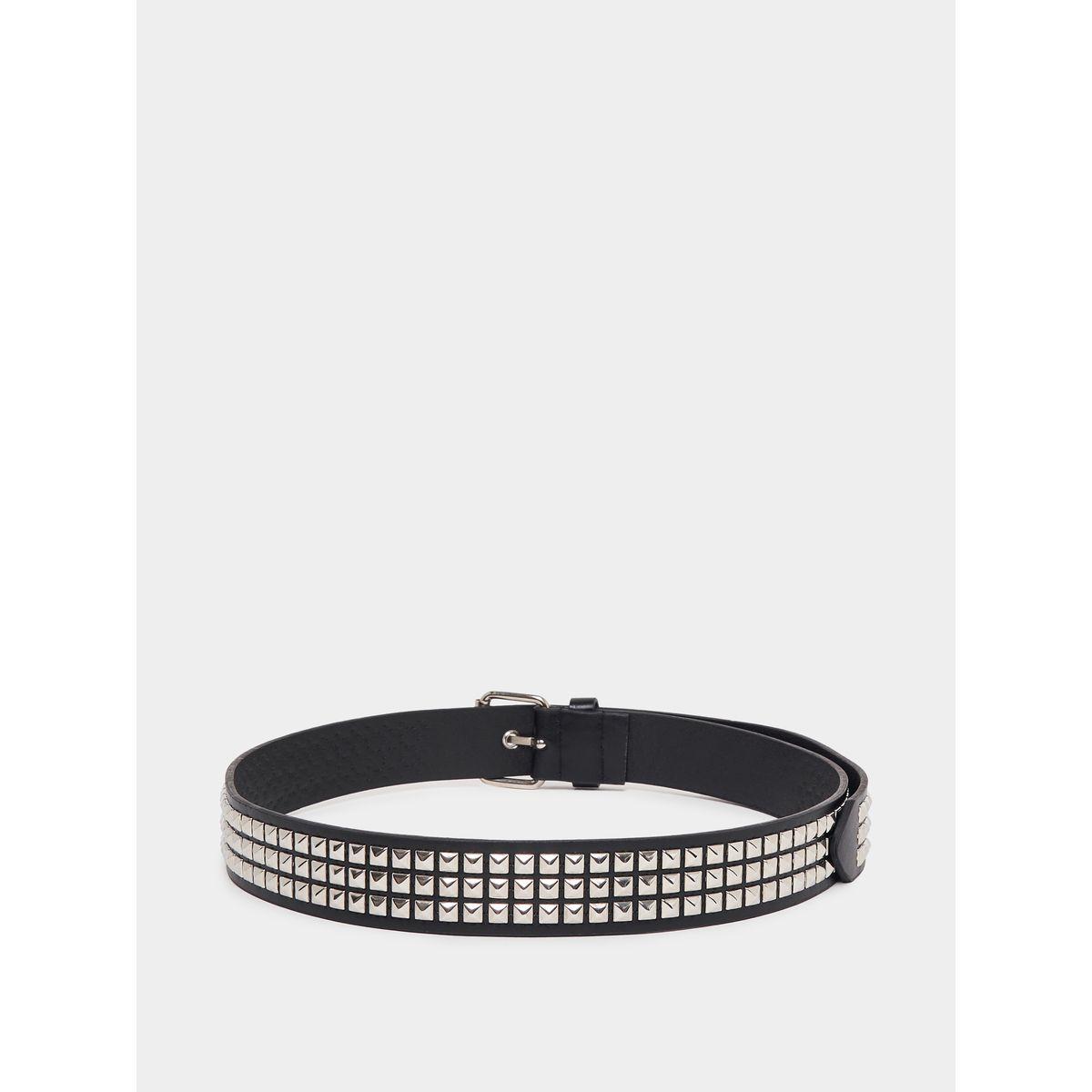 Styli Studded Belt with Pin Buckle Closure-men-beltsandwallets-belts-image-3