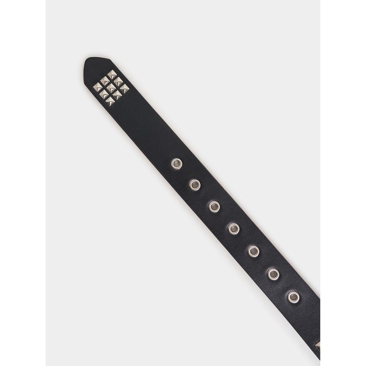 Styli Studded Belt with Pin Buckle Closure-men-beltsandwallets-belts-image-5