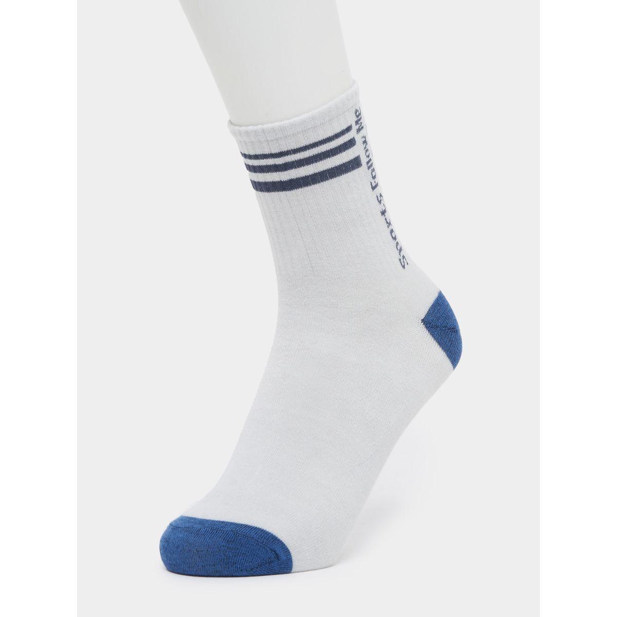 Styli Set of 5 - Striped Cuff Crew Socks-men-socks-image-10