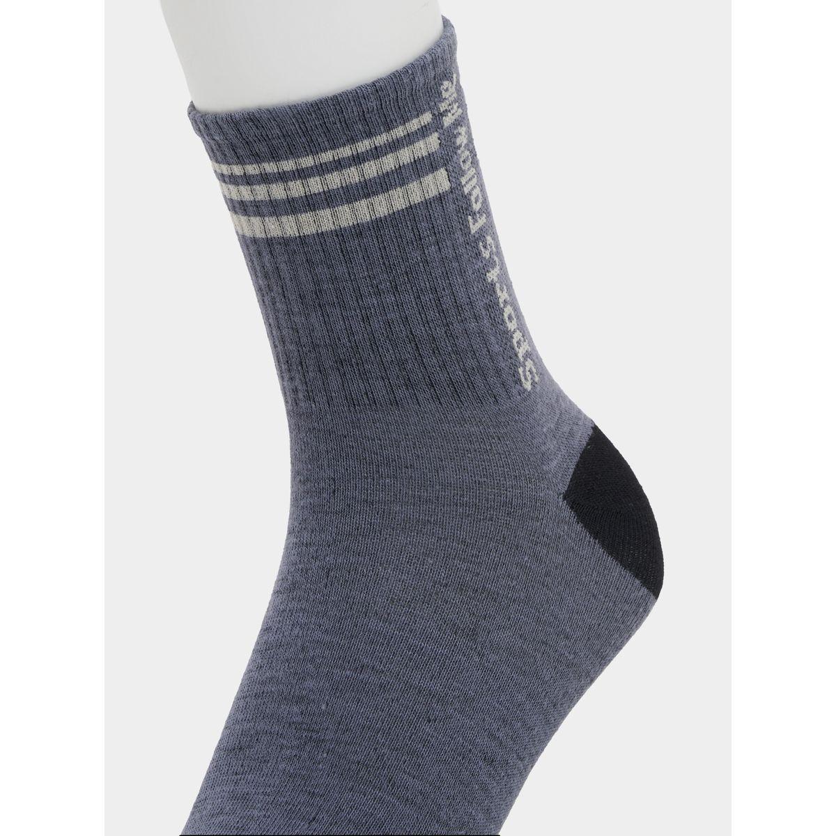 Styli Set of 5 - Striped Cuff Crew Socks-men-socks-image-3