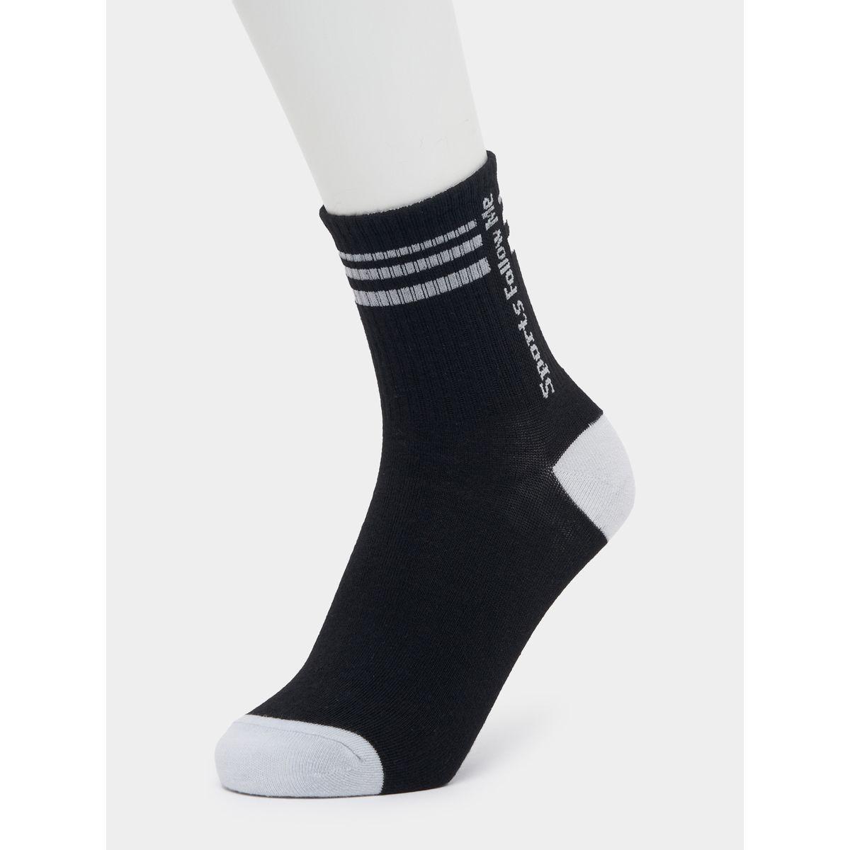 Styli Set of 5 - Striped Cuff Crew Socks-men-socks-image-8