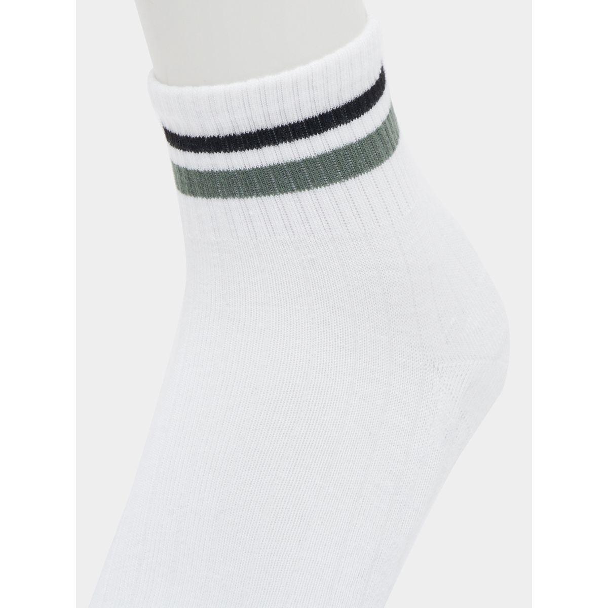 Styli Set of 5 - Striped Cuff Quarter Socks-men-socks-image-9