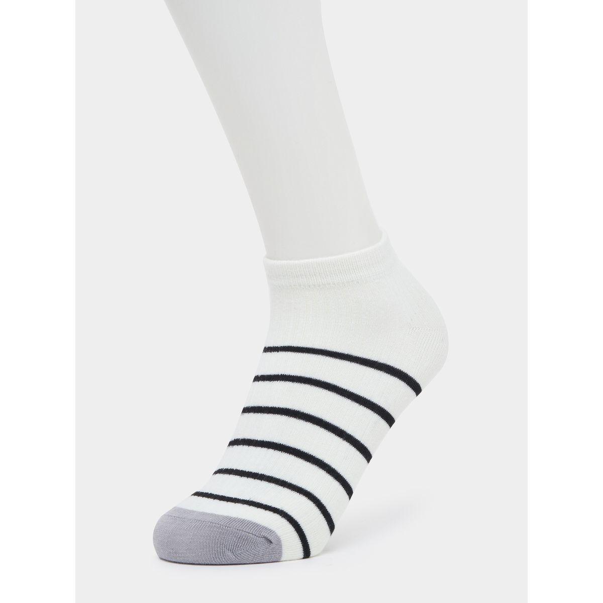 Styli Set of 5 - Contrast Detail Ankle Socks-men-socks-image-10