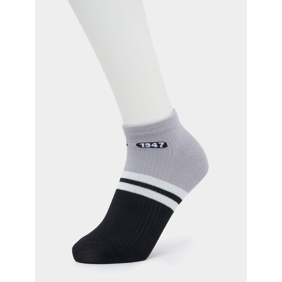 Styli Set of 5 - Contrast Detail Ankle Socks-men-socks-image-2