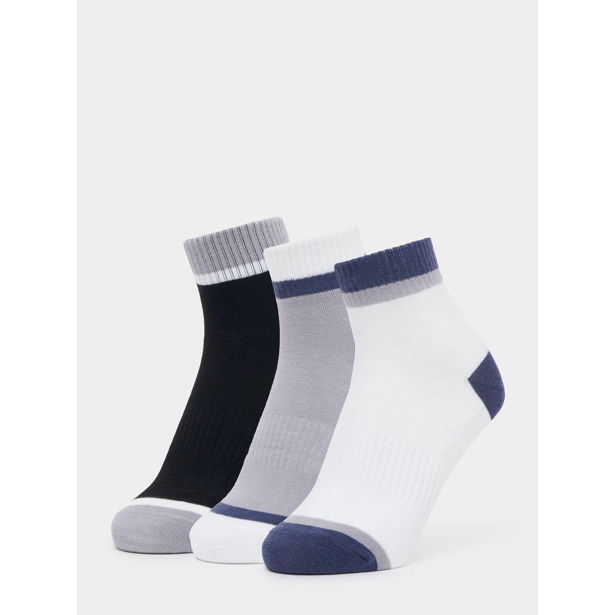 Styli Set of 3 - Contrast Detail Socks-men-socks-image-1