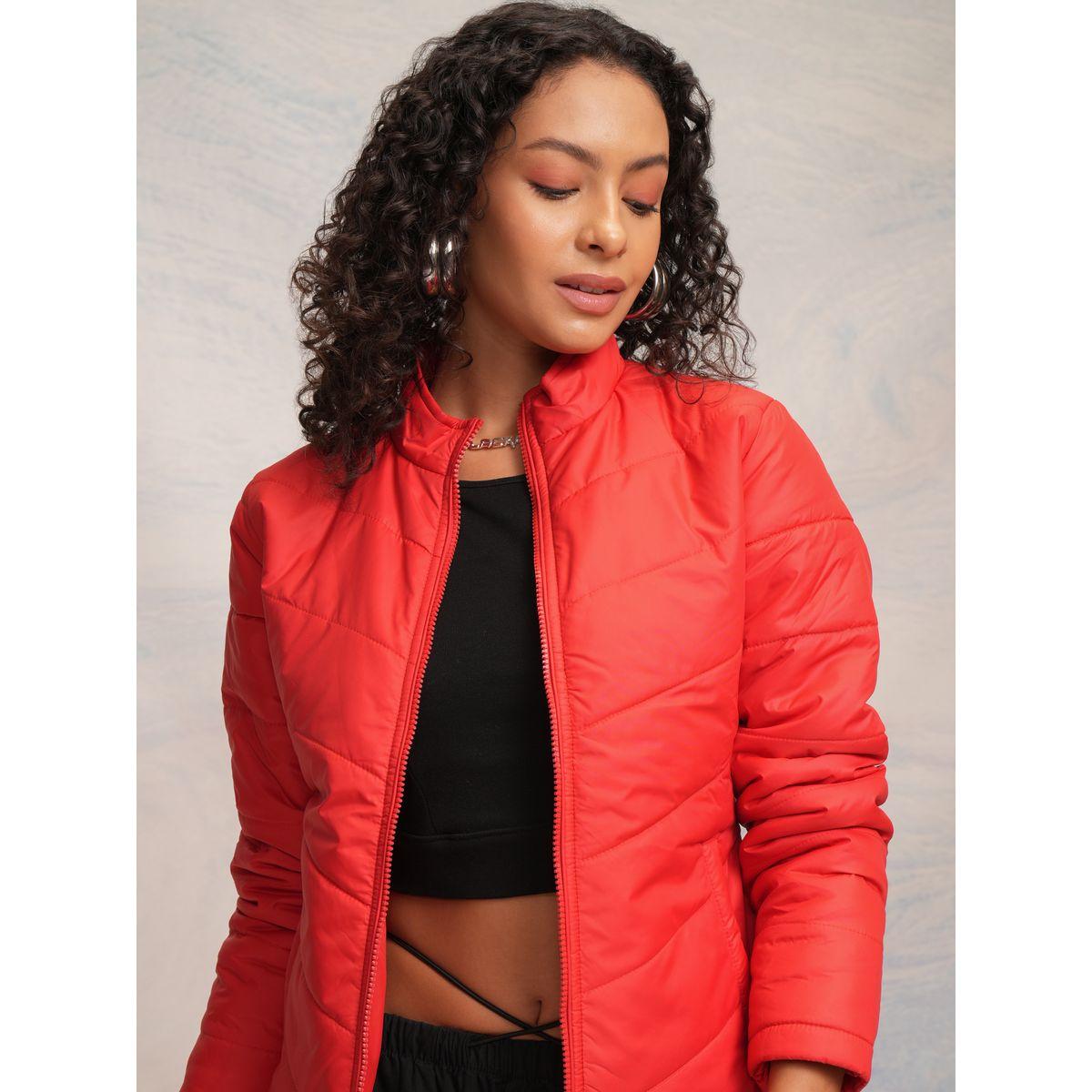 Tokyo Talkies X Styli  High Neck Long Sleeves Padded Jacket-women-winterwear-coatsandjackets-jackets-image-1