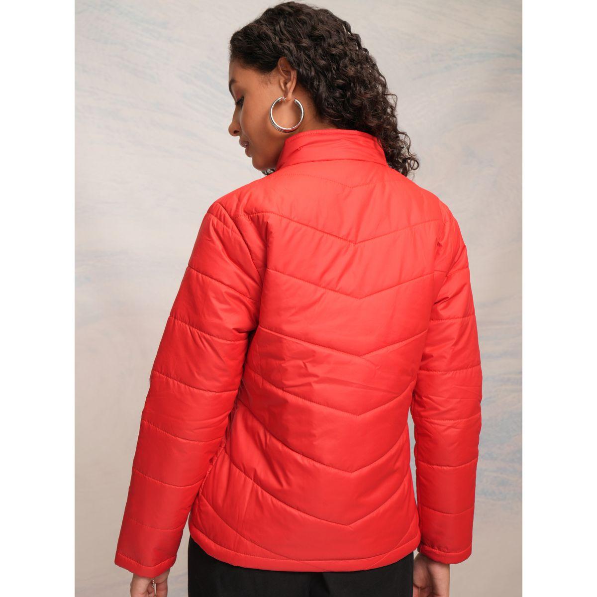Tokyo Talkies X Styli  High Neck Long Sleeves Padded Jacket-women-winterwear-coatsandjackets-jackets-image-3