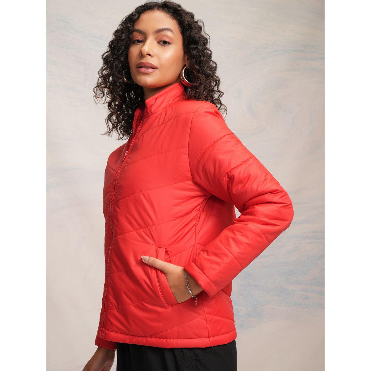 Tokyo Talkies X Styli  High Neck Long Sleeves Padded Jacket-women-winterwear-coatsandjackets-jackets-image-4