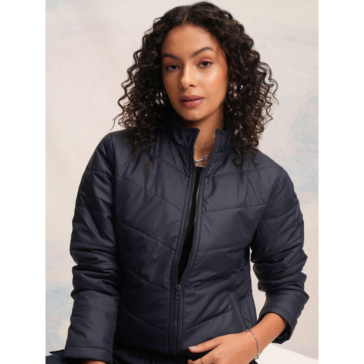 Tokyo Talkies X Styli  High Neck Long Sleeves Puffer Jacket-women-winterwear-coatsandjackets-jackets-image-1