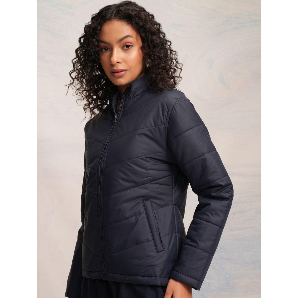 Tokyo Talkies X Styli  High Neck Long Sleeves Puffer Jacket-women-winterwear-coatsandjackets-jackets-image-4