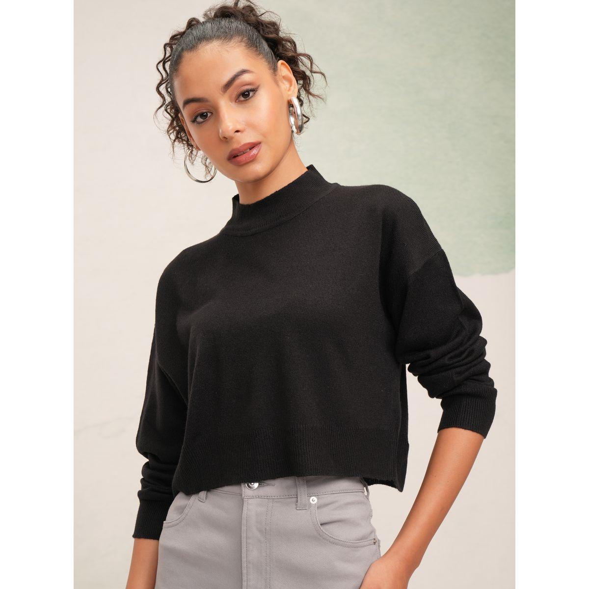 Tokyo Talkies X Styli  Solid High Neck Sweater-women-clothing-cardigansandjumpers-jumpers-image-6