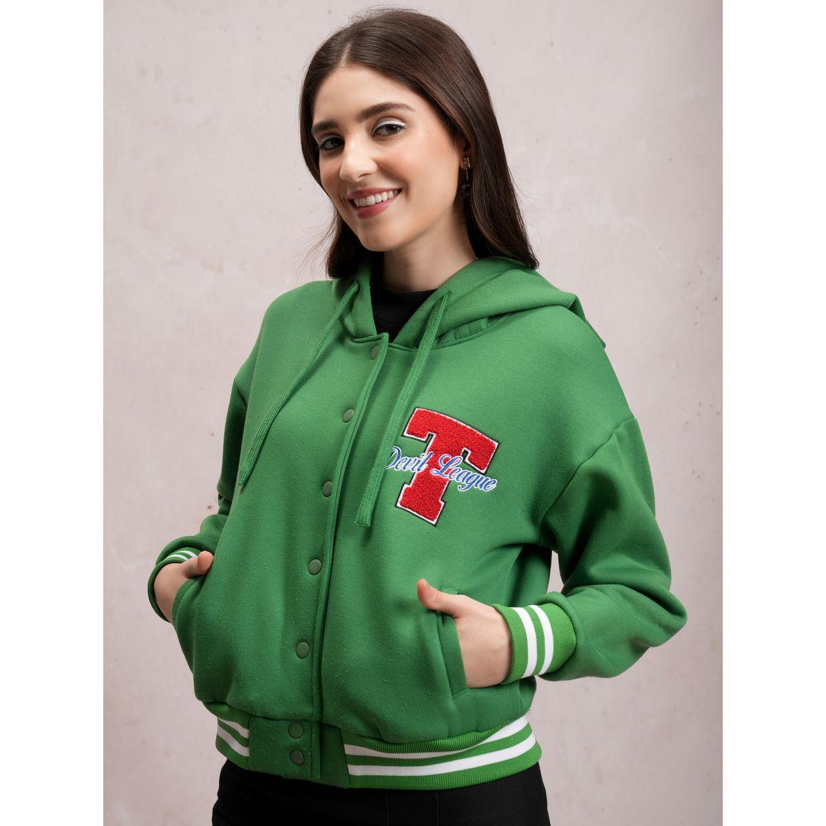 Tokyo Talkies X Styli  Embroidered Hooded Varsity Jacket-women-winterwear-coatsandjackets-jackets-image-4