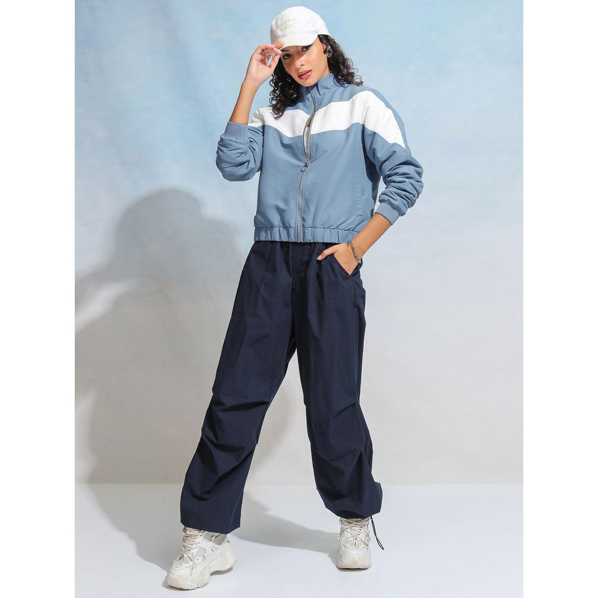 Tokyo Talkies X Styli  Zipper Front Colourblock Sporty Jacket-women-winterwear-coatsandjackets-jackets-image-2
