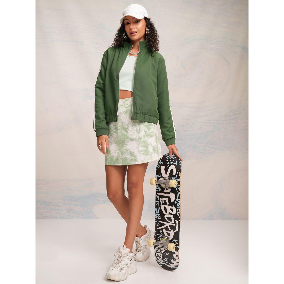 Tokyo Talkies X Styli  Full Zip Cropped Jacket-women-winterwear-coatsandjackets-jackets-image-2