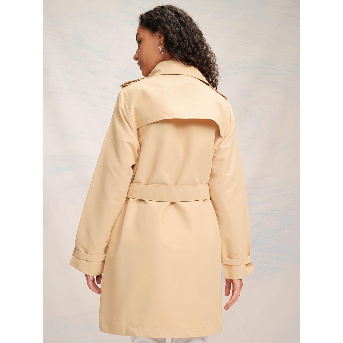 معطف ترنش بطول الركبة مع قصة عادية طوكيو توكيز × ستايلي-women-clothing-coatsandjackets-coats-image-3